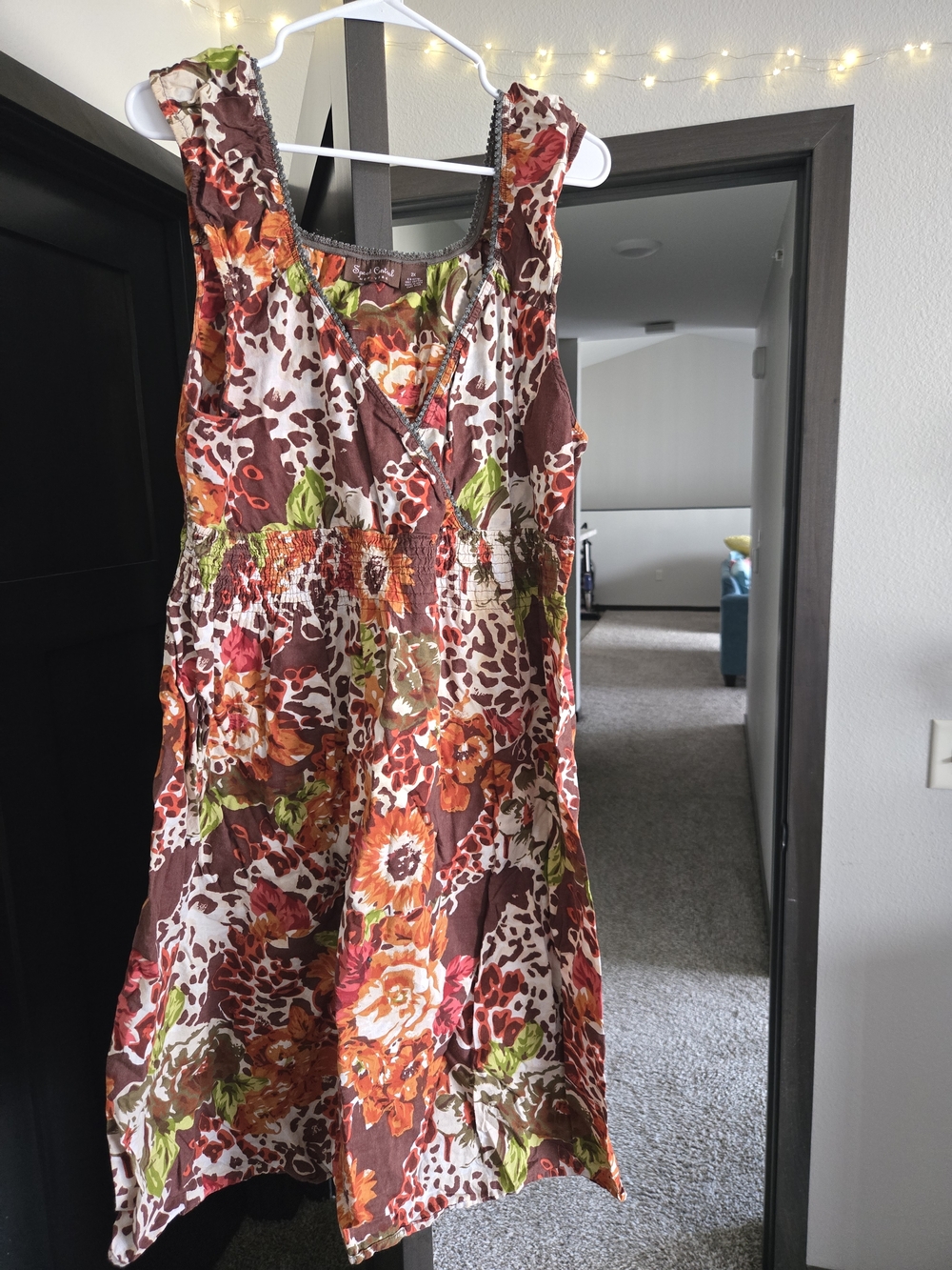 Floral Sleeveless Summer Dress